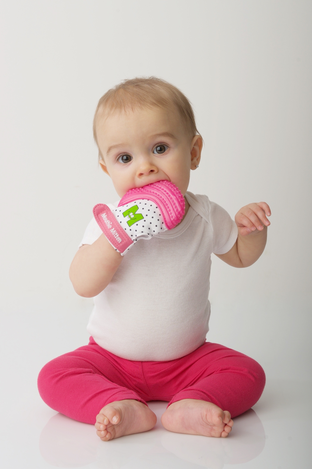 QUETO 1 paire de gants en maille pour bébé mitaines de dentition en coton  anti-rayures mitaines pour bébé tout-petit garçons filles M