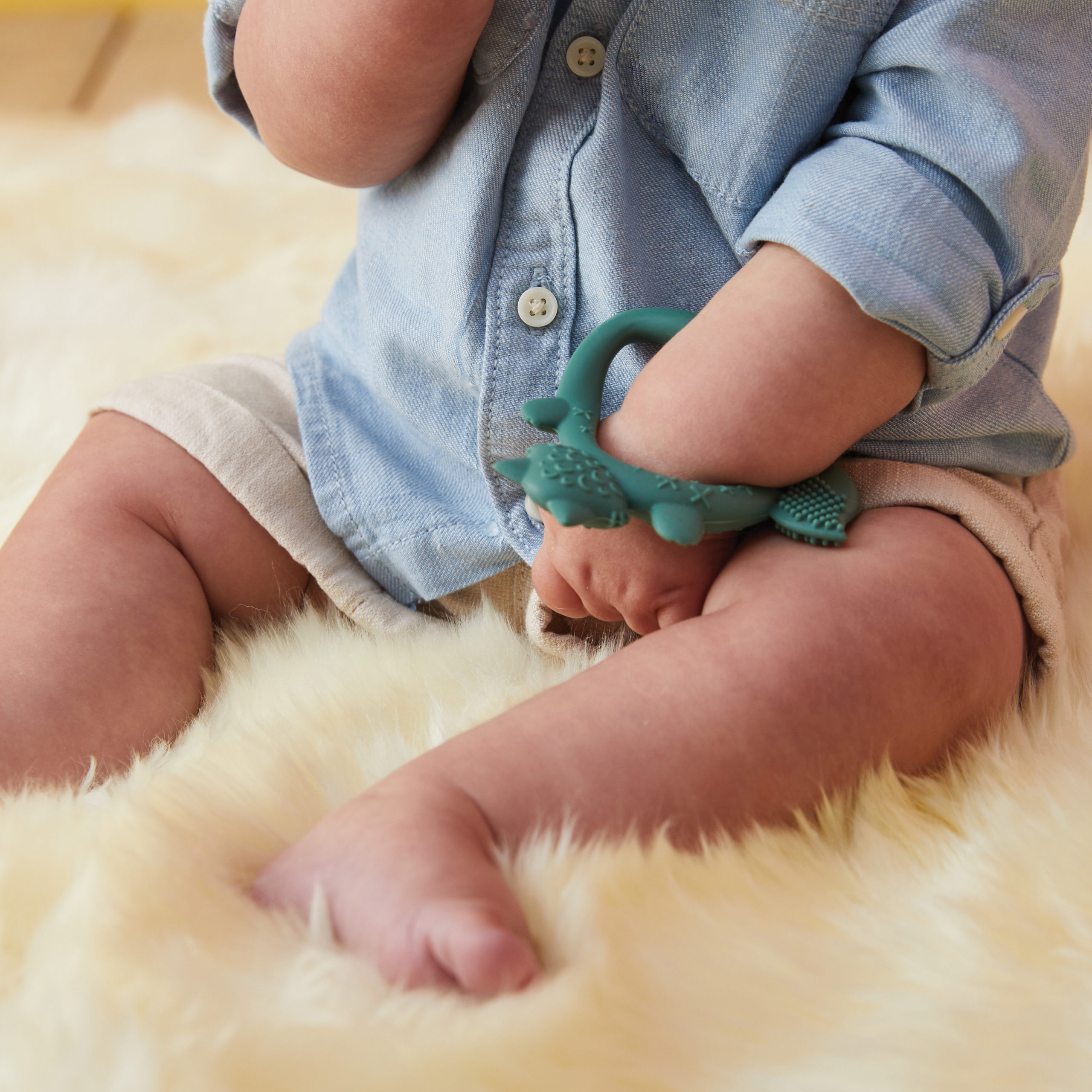 Sucette grignoteuse avec embout silicone sur trépied – Les Baby's